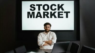 financial report with numbers